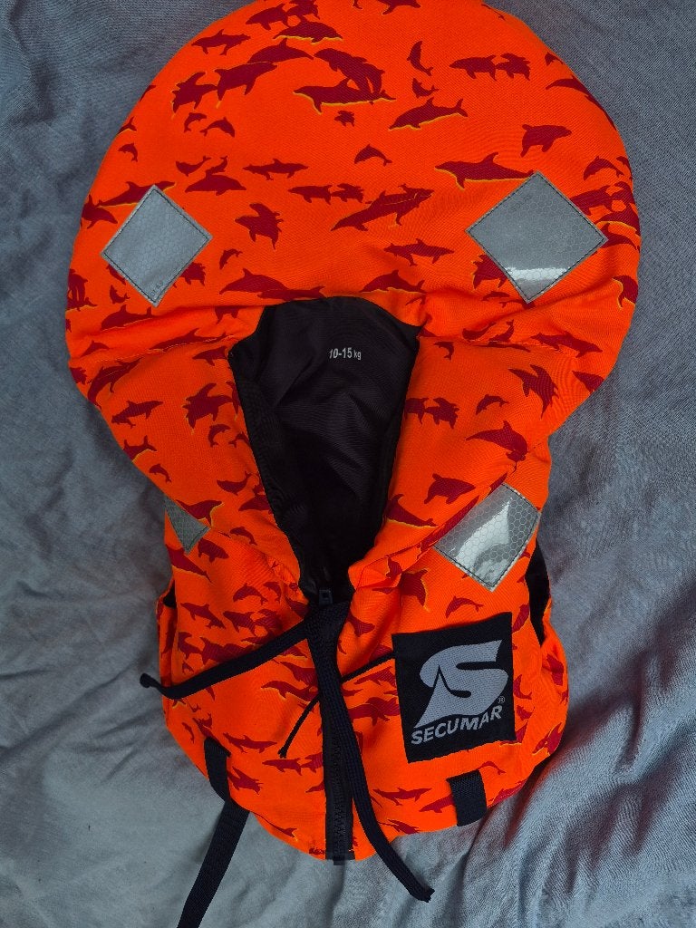 SECUMAR kinderzwemvest BRAVO PRINT, Watersport en Boten, Watersportkleding, Zo goed als nieuw, Reddingsvest of Zwemvest, Kind