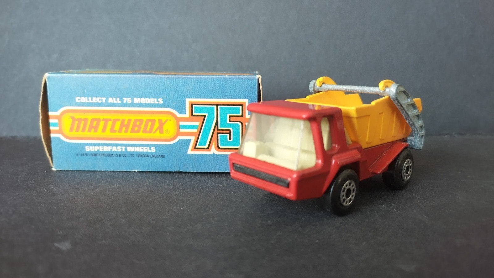 Matchbox Superfast Skip Truck 3inch Pol, Auto, Verzenden, ., Zo goed als nieuw