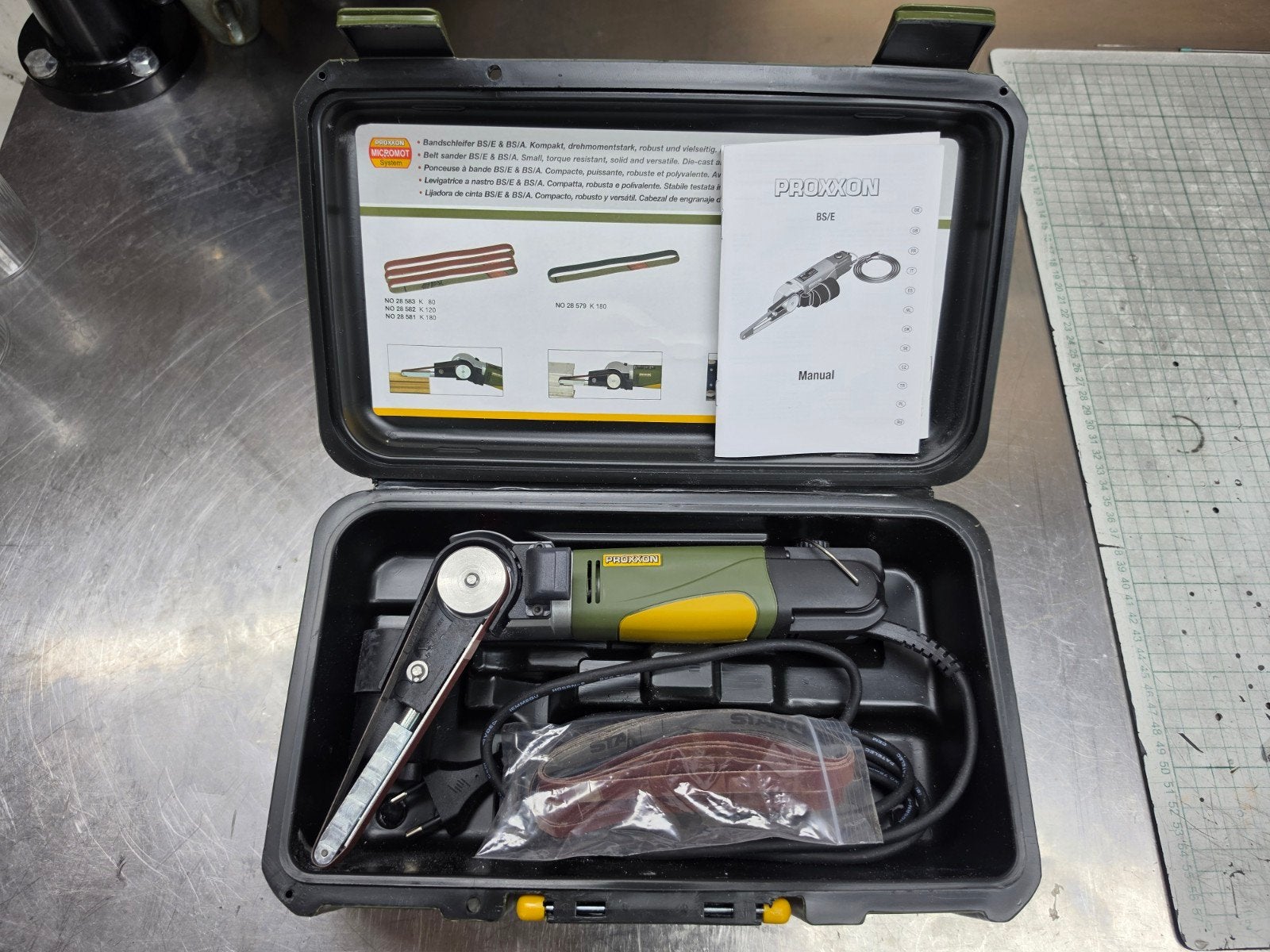 Bandschuurmachine
Proxxon Micromot BS/E, Ophalen, Zo goed als nieuw, Elektrisch