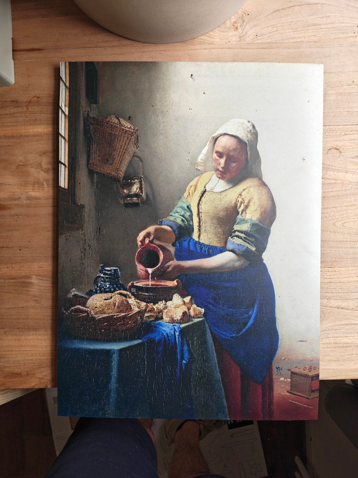 Melkmeisje print ca 40*55, Ophalen of Verzenden
