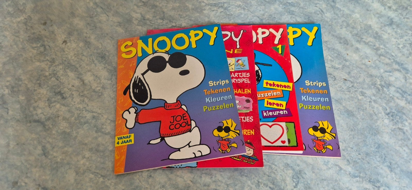 Snoopy stripboeken - Tekenen, kleuren en puzzelen, Ophalen of Verzenden