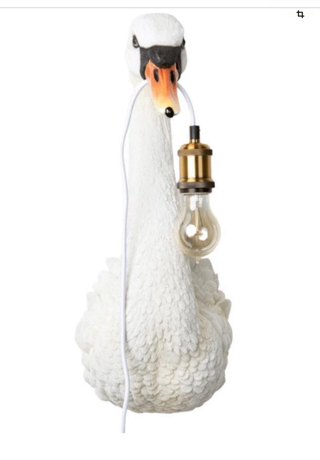 Gezocht: Unieke zwaan lamp - Ophalen, Ophalen, Wit, Gebruikt, Kunststof