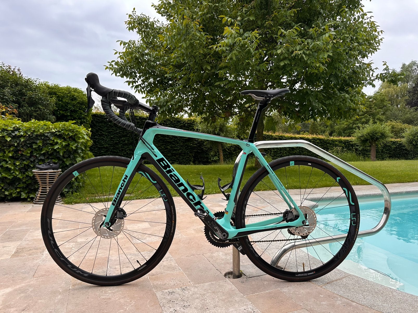 Bianchi Infinito CV Disc Ultegra trimax carbon 57  wahoo, Overige merken, Carbon, Ophalen of Verzenden, Zo goed als nieuw