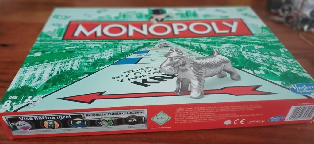 Monopoly Bordspel - Klassieke Editie, Vijf spelers of meer, Ophalen, Zo goed als nieuw, Hasbro