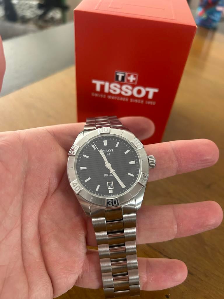 Luxe Tissot herenhorloge pr100 T101610A, Ophalen of Verzenden, Zo goed als nieuw