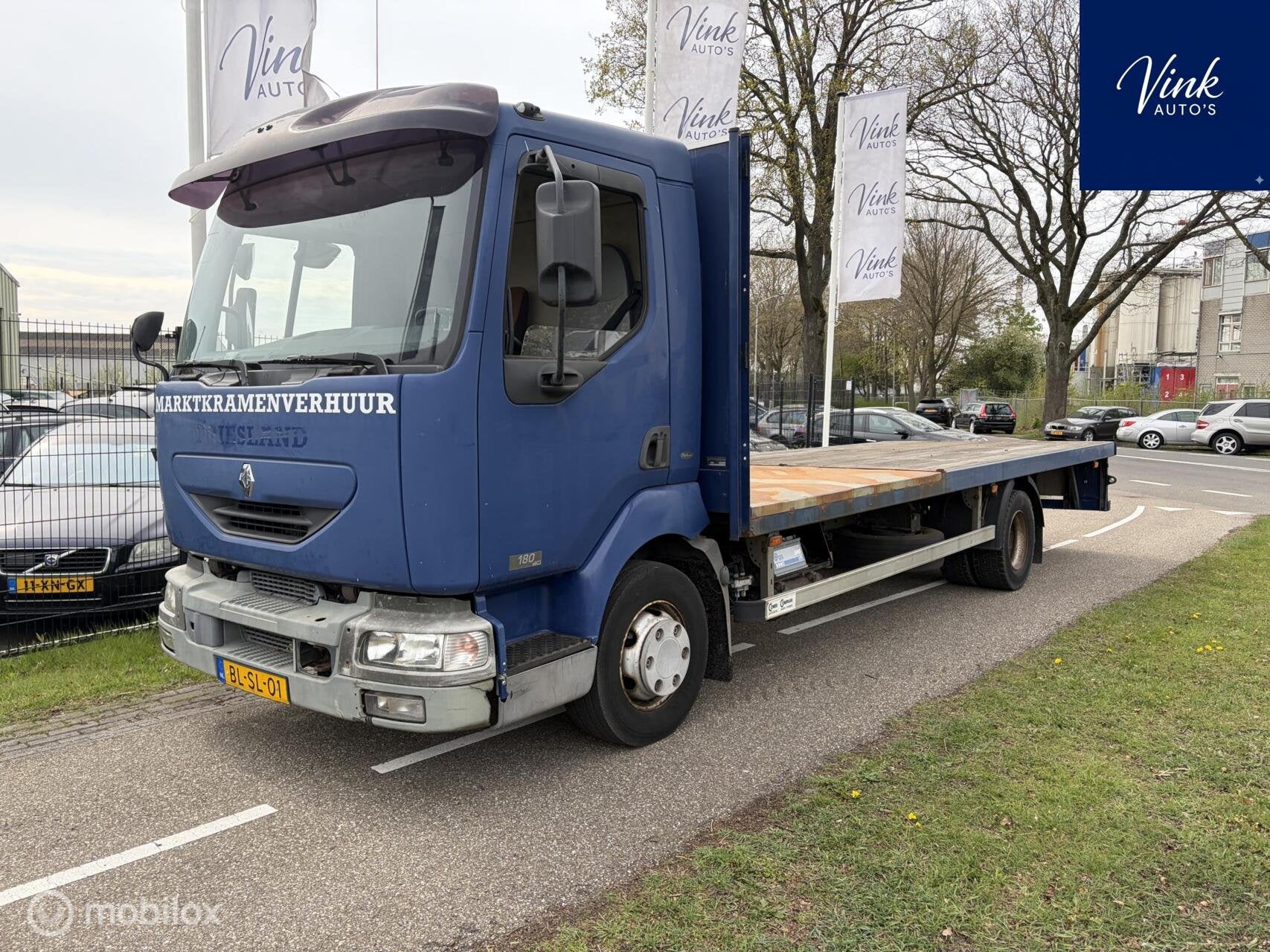 Renault MIDLUM 180-12/B, Auto's, Origineel Nederlands, Bedrijf, Diesel, Te koop