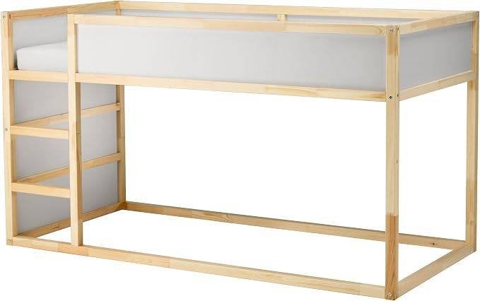 IKEA KURA Omkeerbaar Kinderbed / Halfhoogslaper (90x200 cm), Ophalen, Gebruikt, Eenpersoons, 200 cm