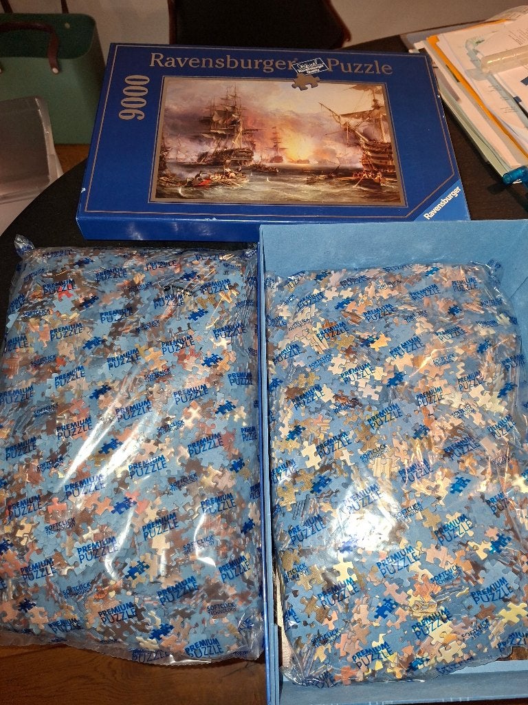 Ravensburger Legpuzzel 9000 stukjes, Ophalen of Verzenden, Meer dan 1500 stukjes, Zo goed als nieuw, Legpuzzel