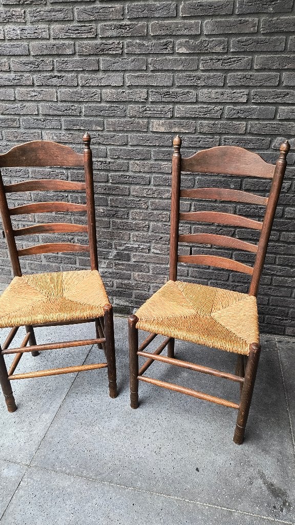 antieke oud hollandse stoelen 3 stuks, Antiek en Kunst, Ophalen