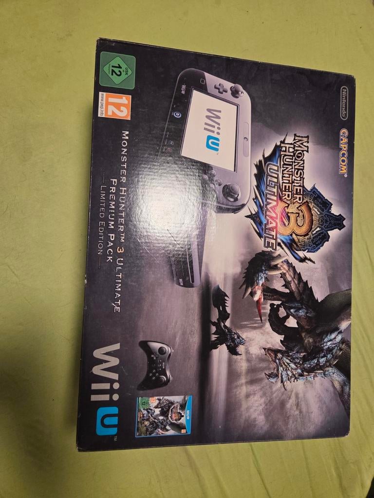 Monster Hunter 3 Ultimate Wii U Limited Edition lege doos, Spelcomputers en Games, Spelcomputers | Nintendo Wii U, Ophalen of Verzenden
