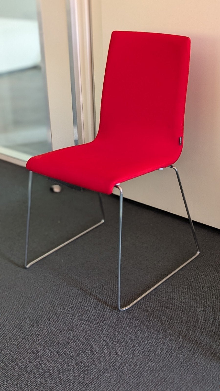 Pedrali vergaderstoelen 40 stuks, Ophalen, Gebruikt, Zwart, Vijf, Zes of meer stoelen