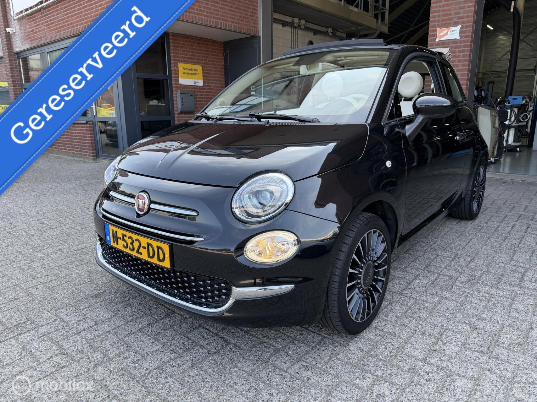 Fiat 500 C 1.2 Lounge CABRIO*AIRCO*CRUISE*PDC*, Auto's, Voorwielaandrijving, Gebruikt, 4 cilinders, Cabriolet