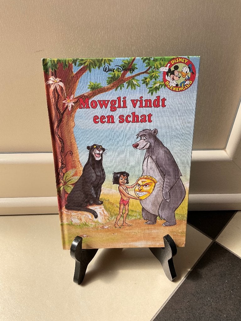 Disney Boekenclub Mowgli vindt een schat - zeldzaam, Ophalen of Verzenden, Gelezen, Sprookjes