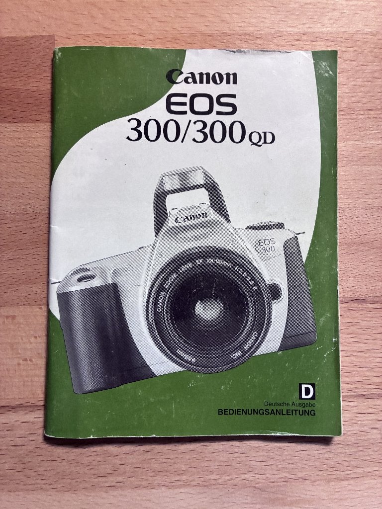 Canon EOS 300 spiegelreflexcamera met handleiding, Ophalen of Verzenden, Gebruikt, Spiegelreflex, Canon
