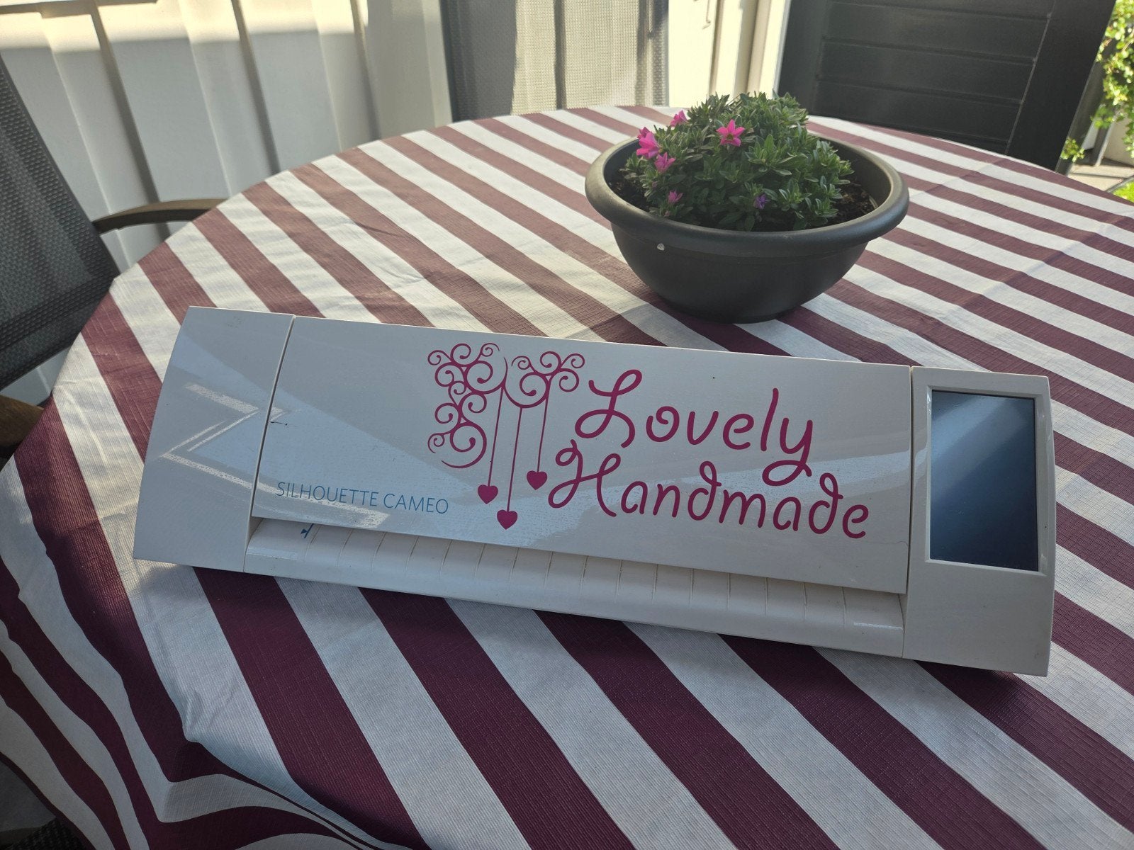 Silhouette Cameo Snijplotter, Hobby en Vrije tijd, Ophalen, Gebruikt, Geschikt voor karton, Silhouette