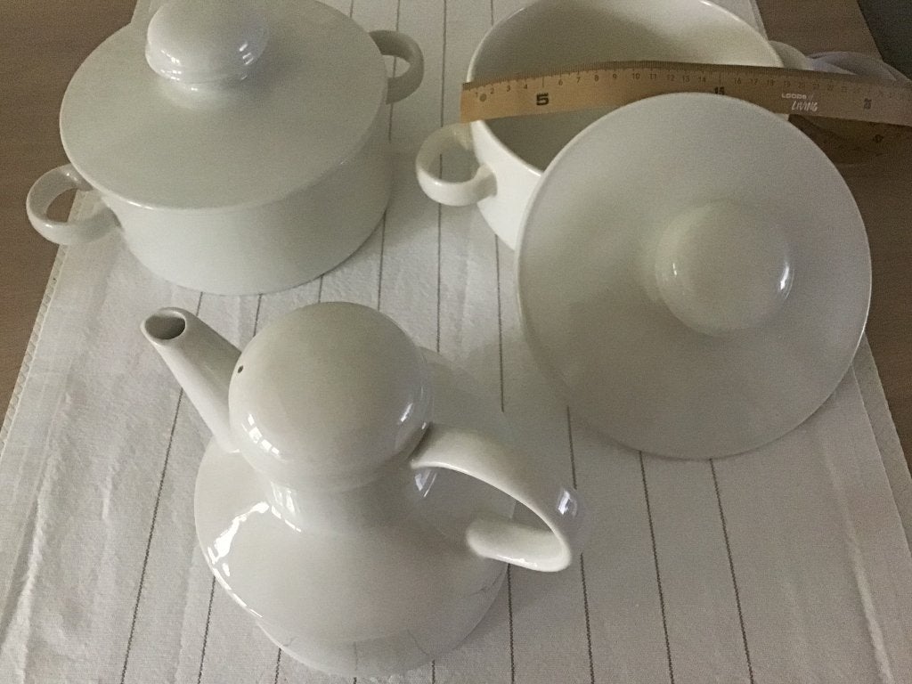 Midwinter Stonehenge koffiepot, theepot en dekschalen, Huis en Inrichting, Keuken | Servies, Gebruikt, Overige merken, Ophalen of Verzenden
