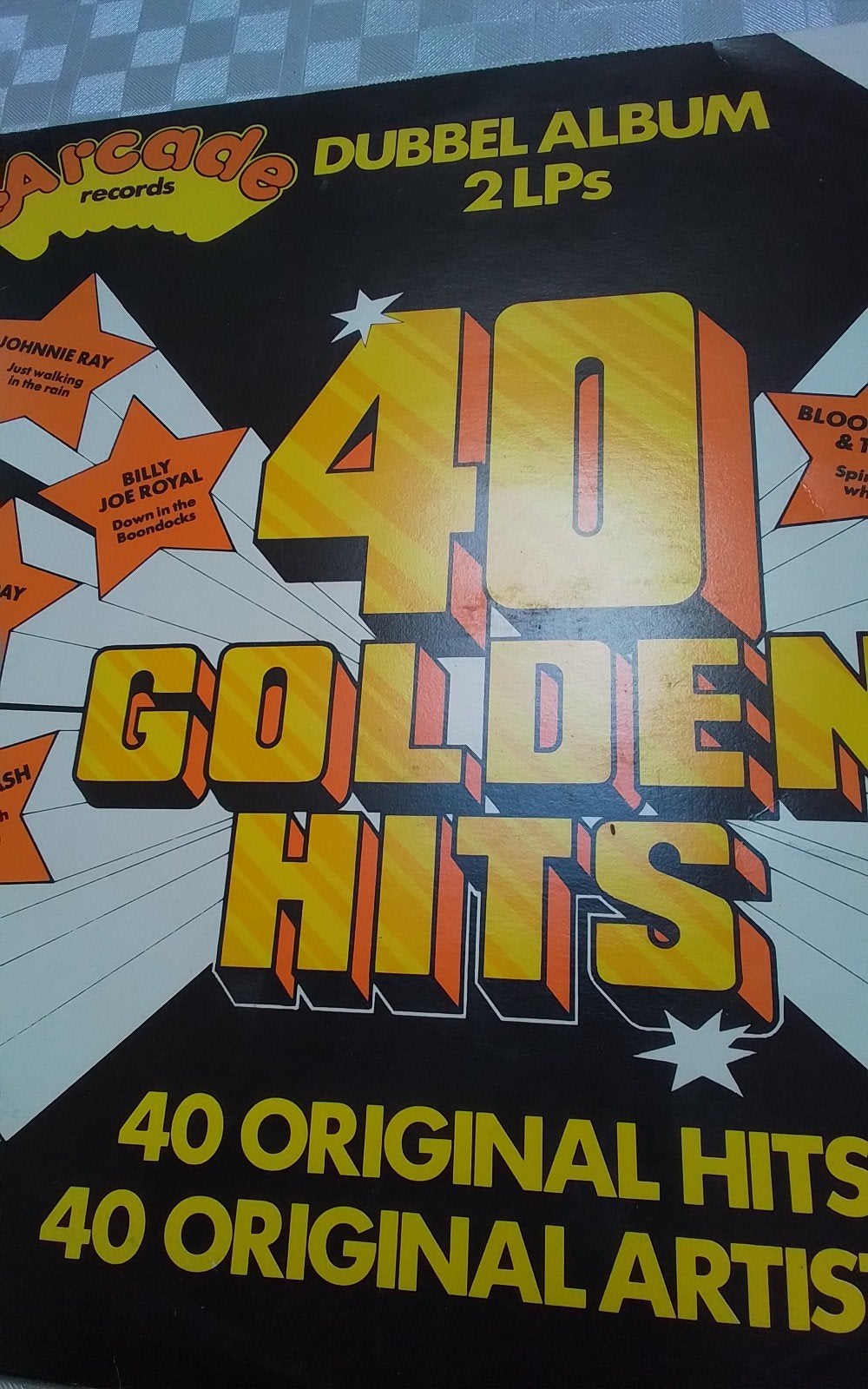 40 Golden Hits - Dubbel Album 2 LP's - Diverse Artiesten, Ophalen, Gebruikt, Complilatie, Pop