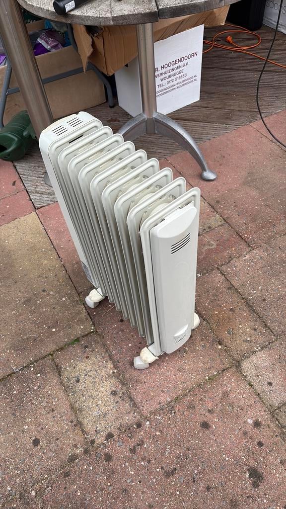 Radiator electrisch verrijdbaar, Ophalen of Verzenden, Gebruikt