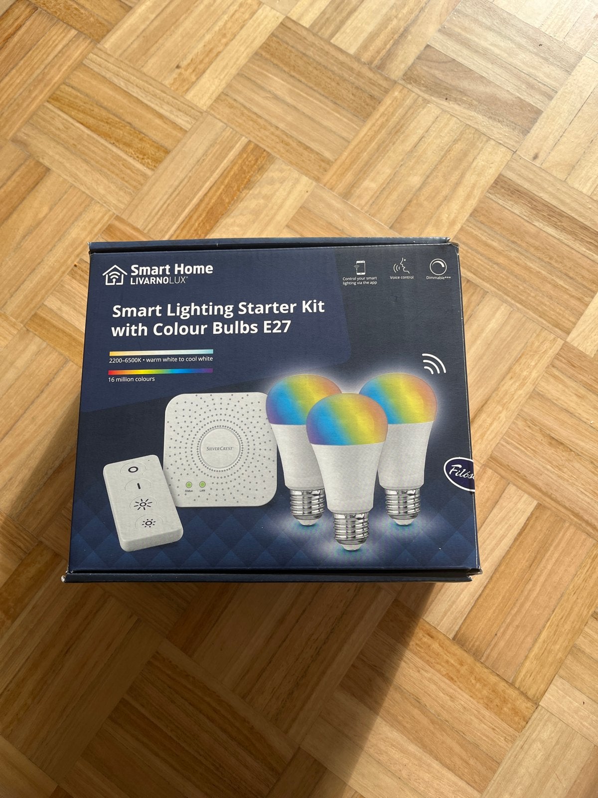 LIVARNO LUX Smart Lighting Starter Kit met Kleur Lampen E27, Meerkleurig, Nieuw, Overige merken, Smart lamp