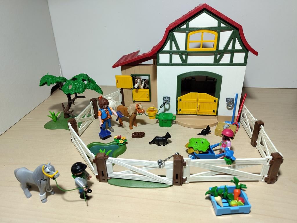 Playmobil 6927 Ponyboerderij - Vrijwel Compleet, Kinderen en Baby's, Speelgoed | Playmobil, Ophalen of Verzenden, Gebruikt, Complete set