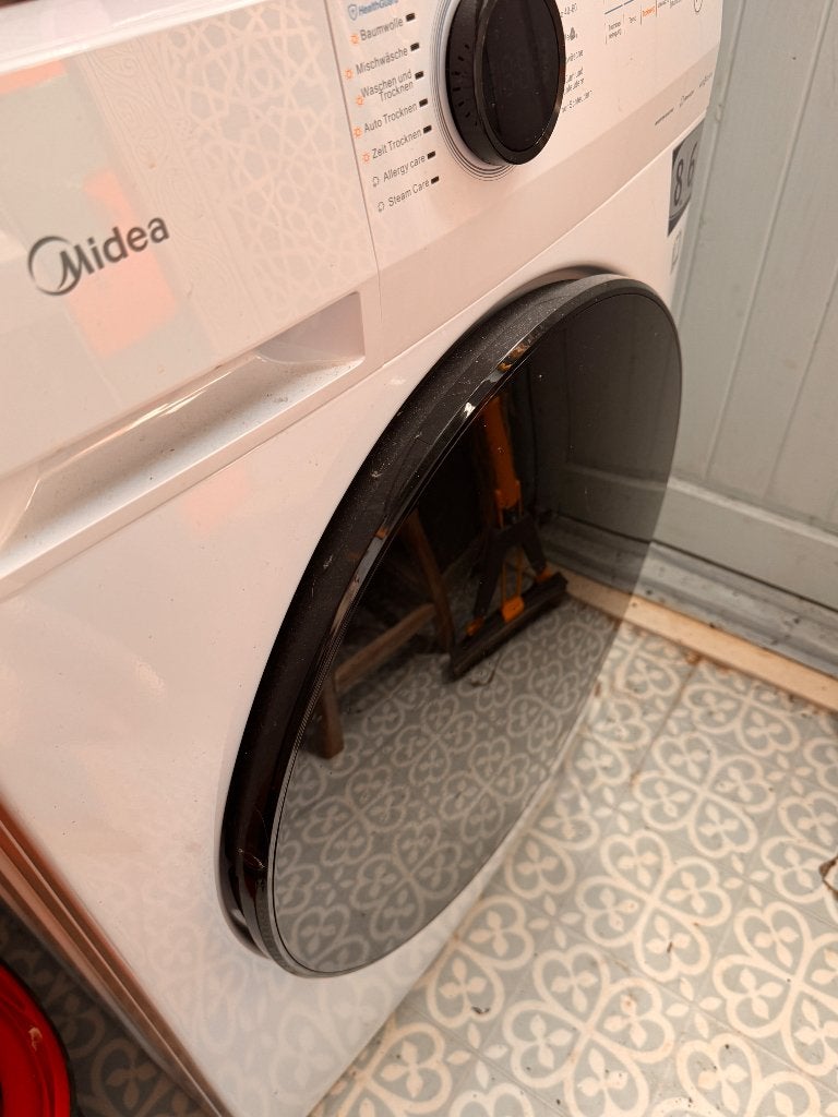 Wasmachine/ droger combinatie., Witgoed en Apparatuur, Ophalen, Nieuw, Voorlader, 85 tot 90 cm
