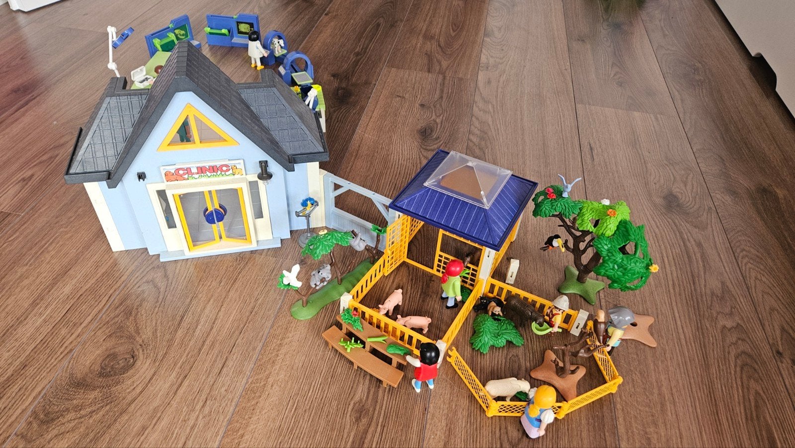 Playmobil Dierenkliniek, Gebruikt, Gebouw, Complete set, Ophalen of Verzenden