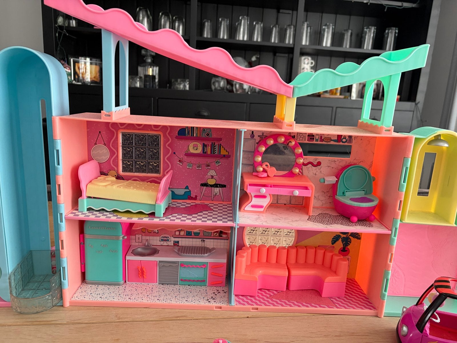 L.O.L. Surprise! Huis met poppen en auto, Ophalen, Zo goed als nieuw, Overige typen