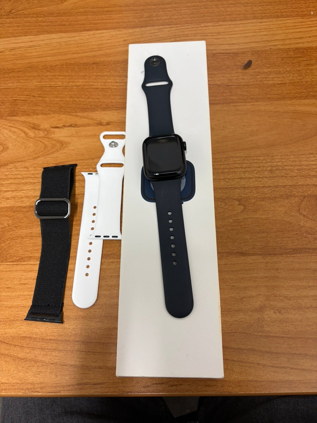Apple watch serie 8, Ophalen, Zwart, IOS, Zo goed als nieuw