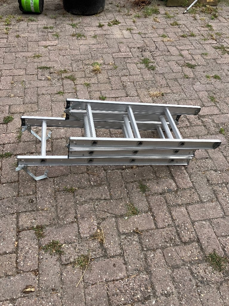 Aluminium vlizotrap, Ophalen, Trap, Zo goed als nieuw, Opvouwbaar of Inschuifbaar