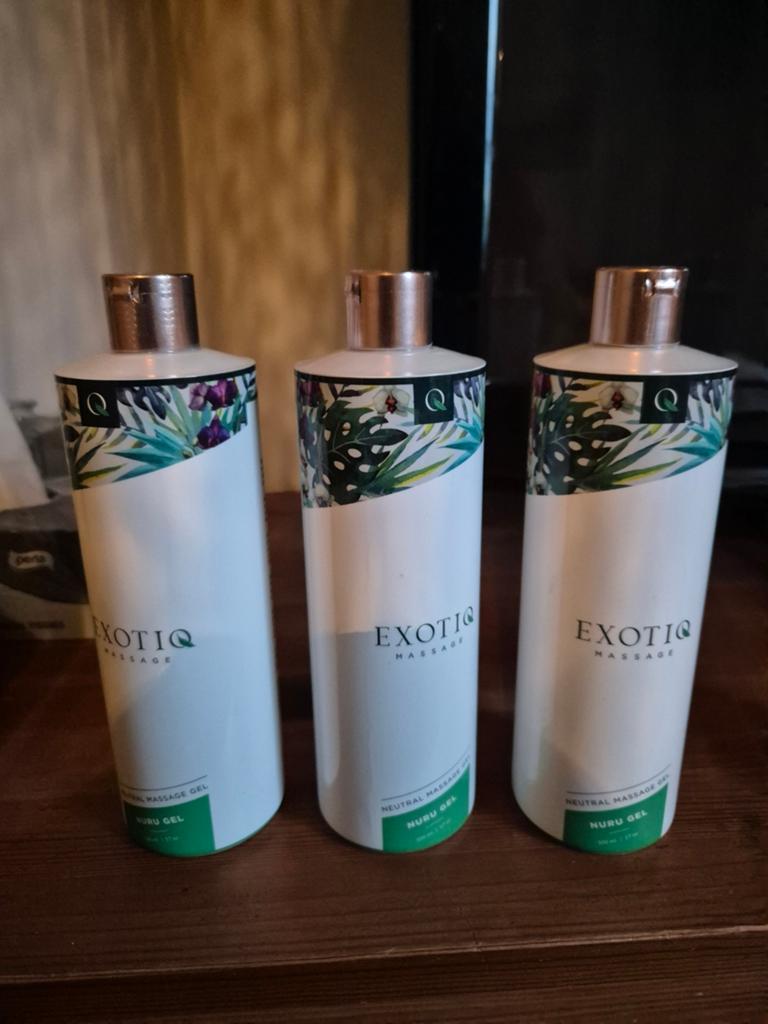 3 flessen  nuru massage gel, Ophalen, Nieuw, Bad & Douche