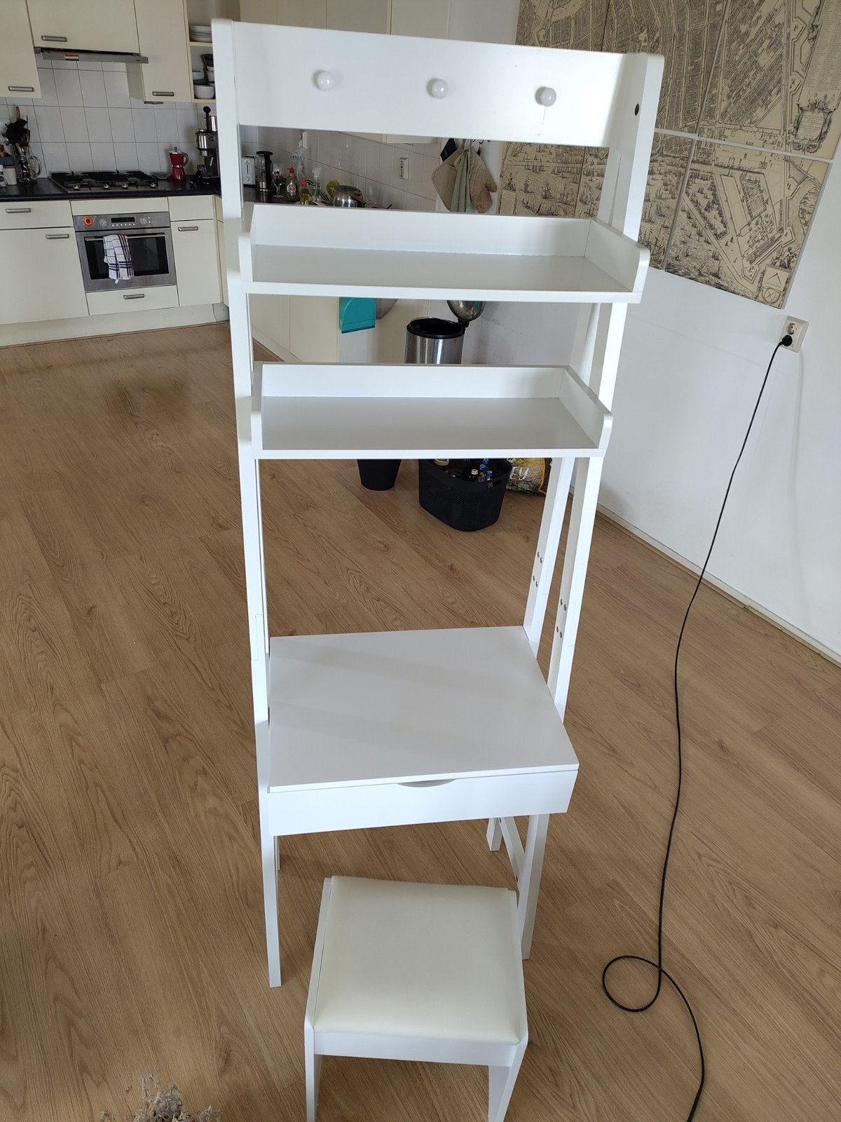 kaptafel wit, Ophalen, 150 tot 200 cm