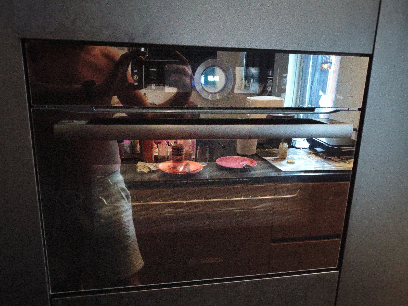 Bosch Serie 8 Stoomoven - Touchscreen def. (voor de handige, Ophalen, 45 tot 50 cm, Bosch, Stoom