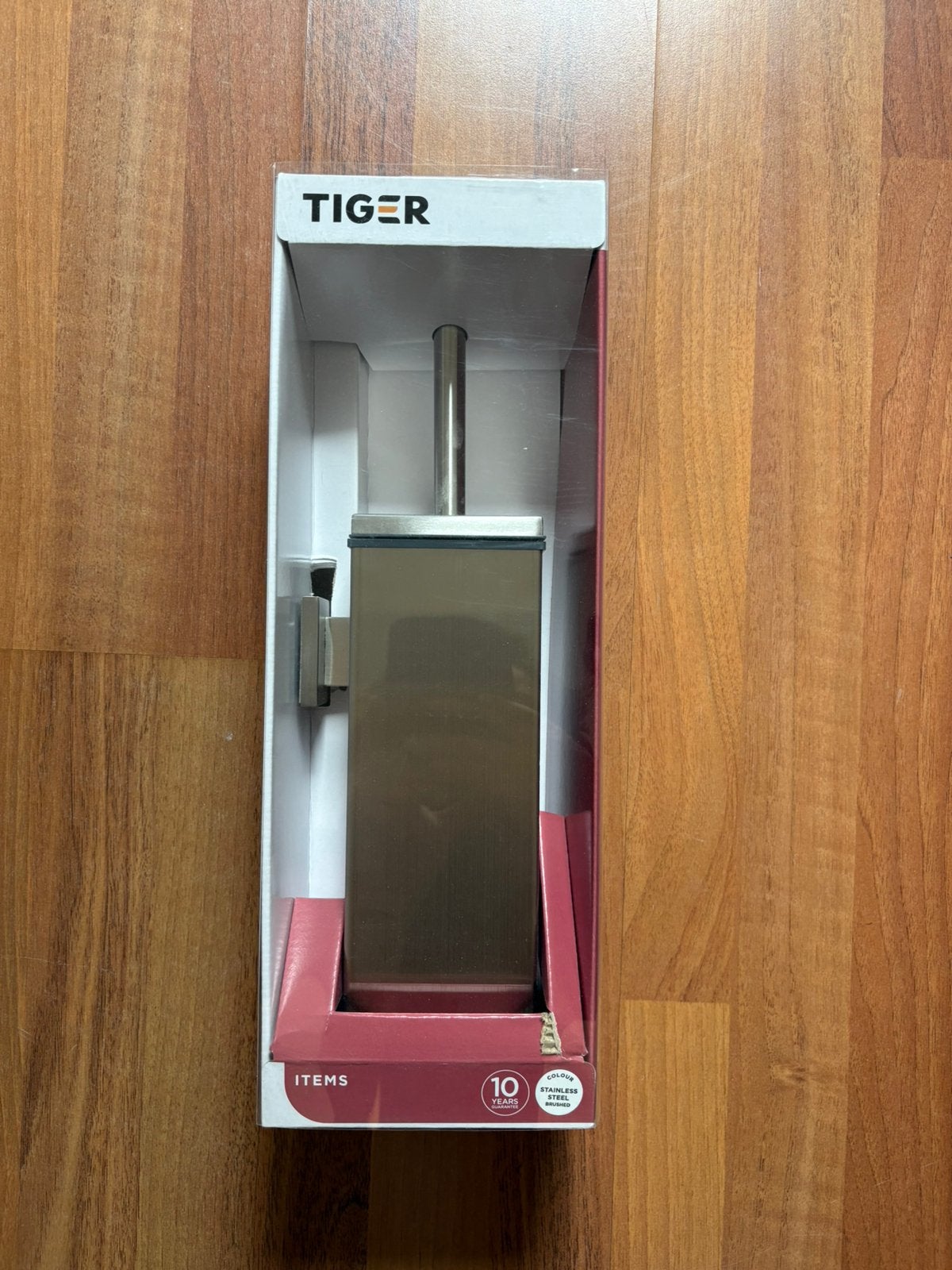 Nieuwe Tiger toiletborstel - stainless steel, Ophalen, Nieuw, Grijs, Overige typen