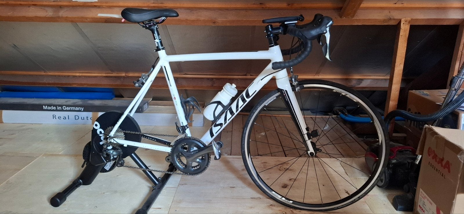 Isaac Graviton racefiets (excl. Kickr Corel), 28 inch, Gebruikt, Velgrem, Aluminium