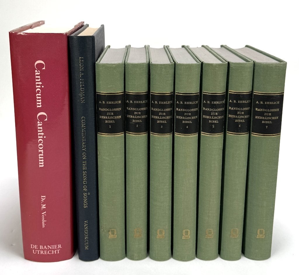198. Ehrlich – Randglossen zur Hebräischen Bibel, 1968