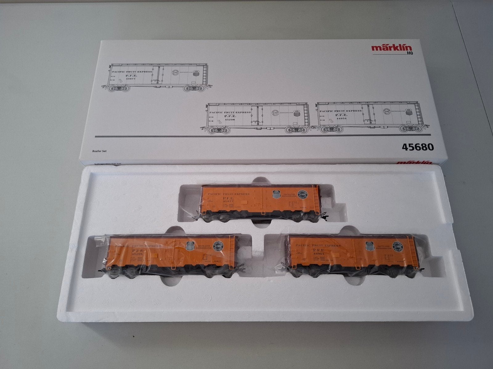 Marklin H0 45680 set 'Fruit Express' van de Union Pacific, Wisselstroom, Treinset, Nieuw, Ophalen of Verzenden