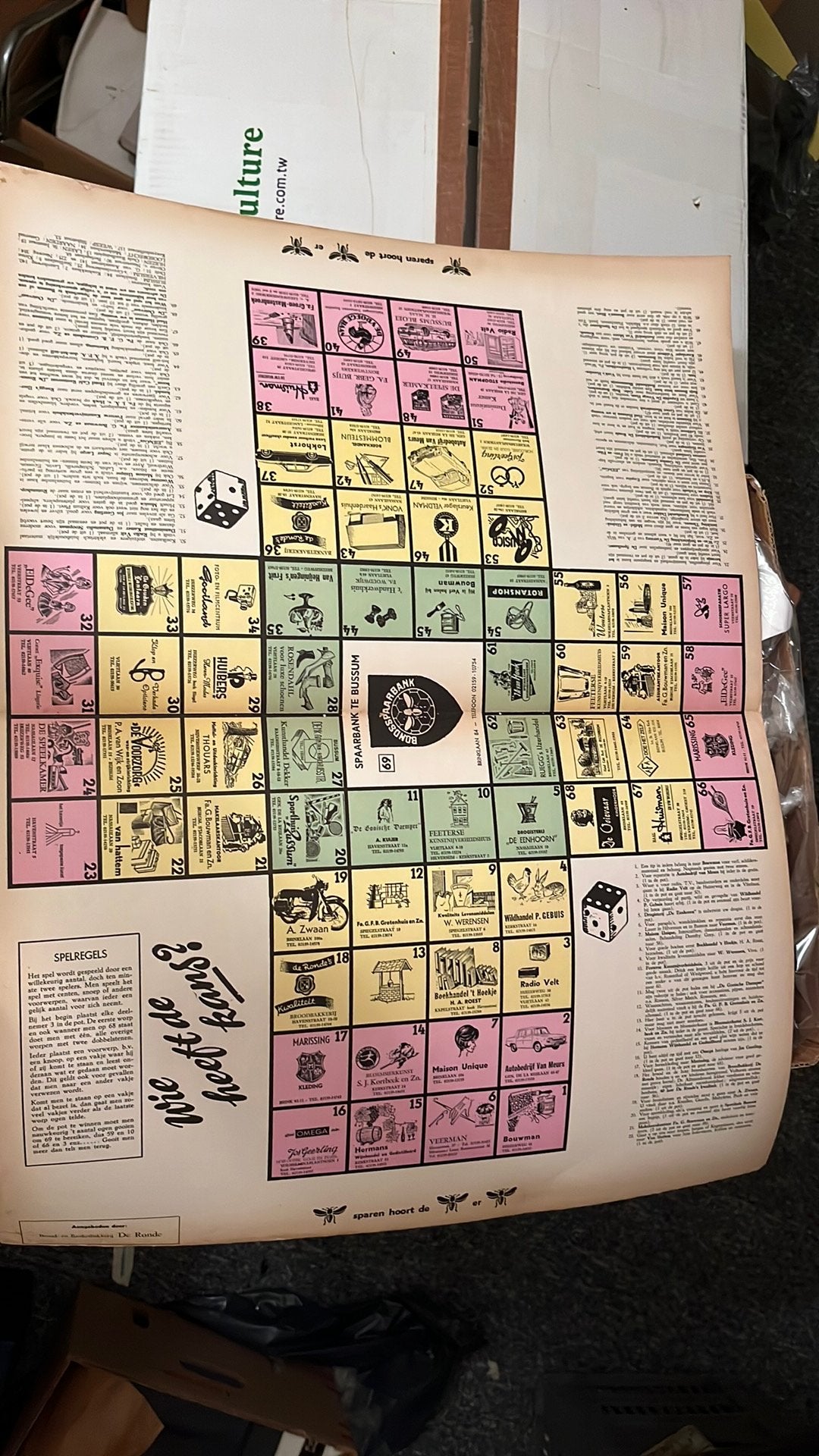 Nostalgisch spel uit 1967 BUSSUM, Ophalen, Zo goed als nieuw, Overige typen