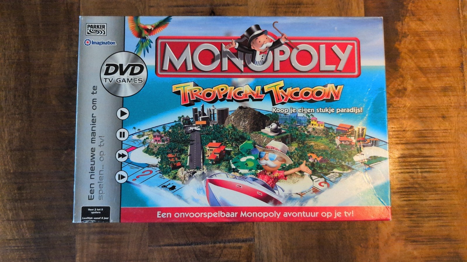 Monopoly Tropical Tycoon, Vijf spelers of meer, Ophalen, Gebruikt, Parker