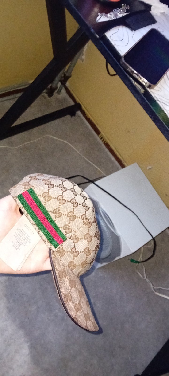 originele gucci pet, Kleding | Heren, Ophalen of Verzenden, Zo goed als nieuw