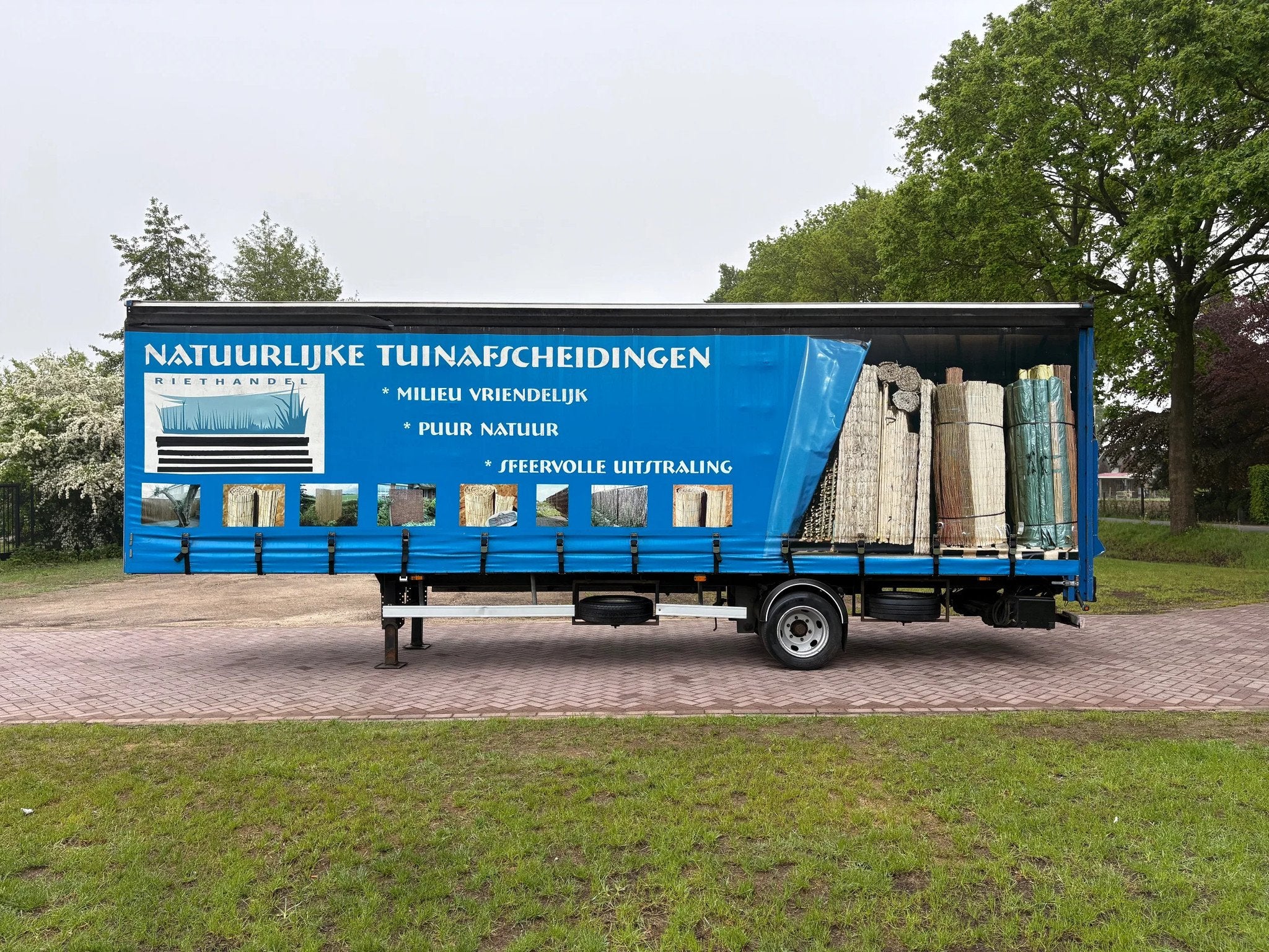 kuiper PL C Be oplegger 7 TON schuifzeilen (bj 2006), Auto's, Blauw, Overige brandstoffen, Bedrijf, Aanhangers en Opleggers