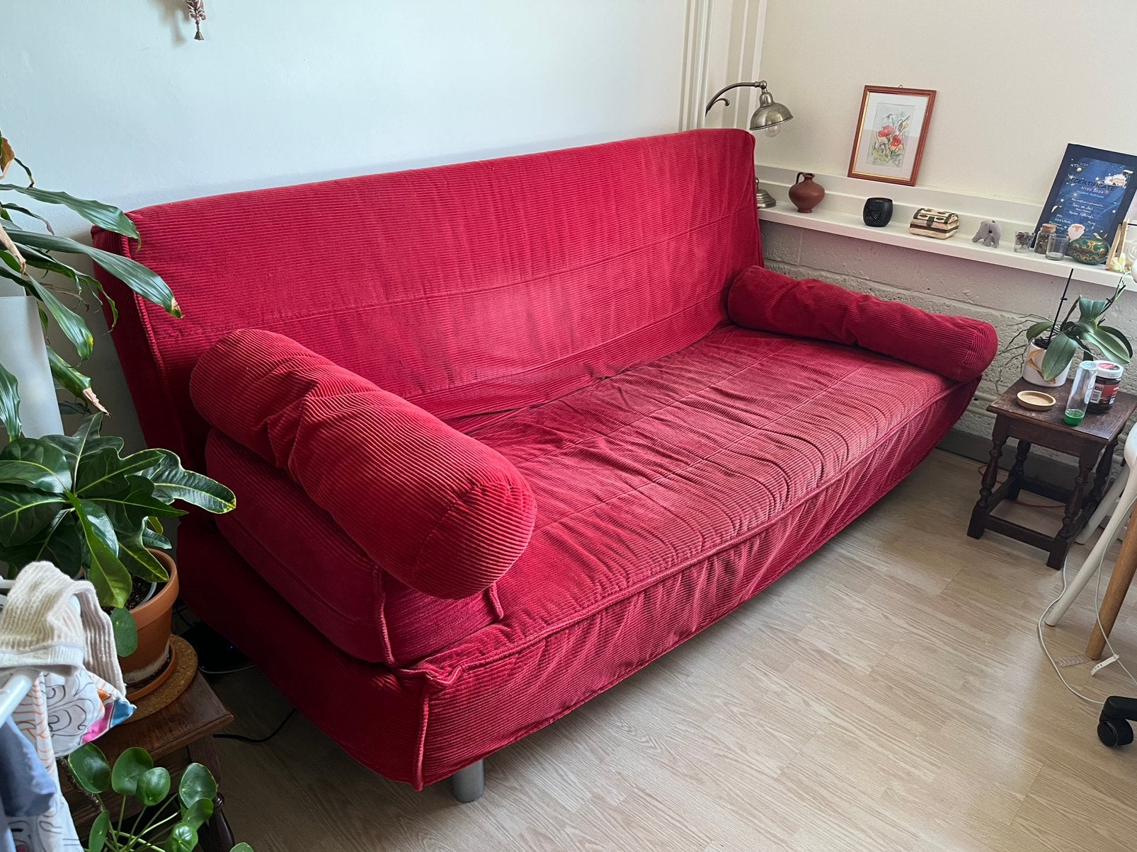 Slaapbank 140x200, Huis en Inrichting, Slaapkamer | Slaapbanken, Ophalen, Gebruikt, 140 cm, Twijfelaar