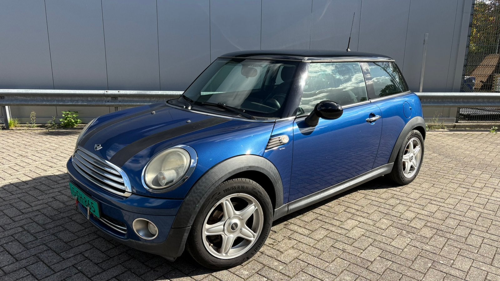 Mini 1.6 16V Cooper Leer 2008 Blauw & Sport, Auto's, Voorwielaandrijving, 750 kg, 4 cilinders, Origineel Nederlands