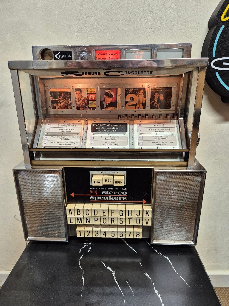 Seeburg Consolette wallbox met MP3speler, Verzamelen, Ophalen, Gebruikt, 1950 tot 1960, Seeburg