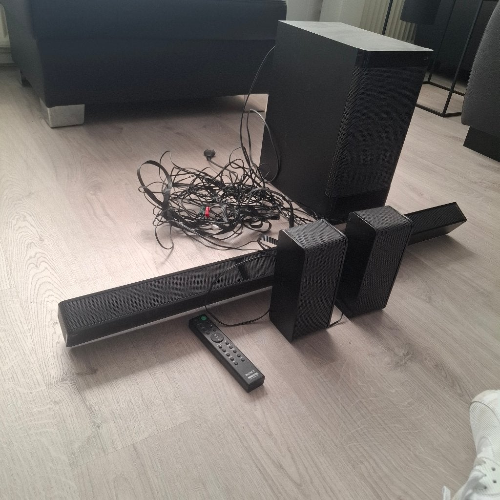 Sony soundbar met subwoofer en 2 boxjes, Ophalen, Zo goed als nieuw
