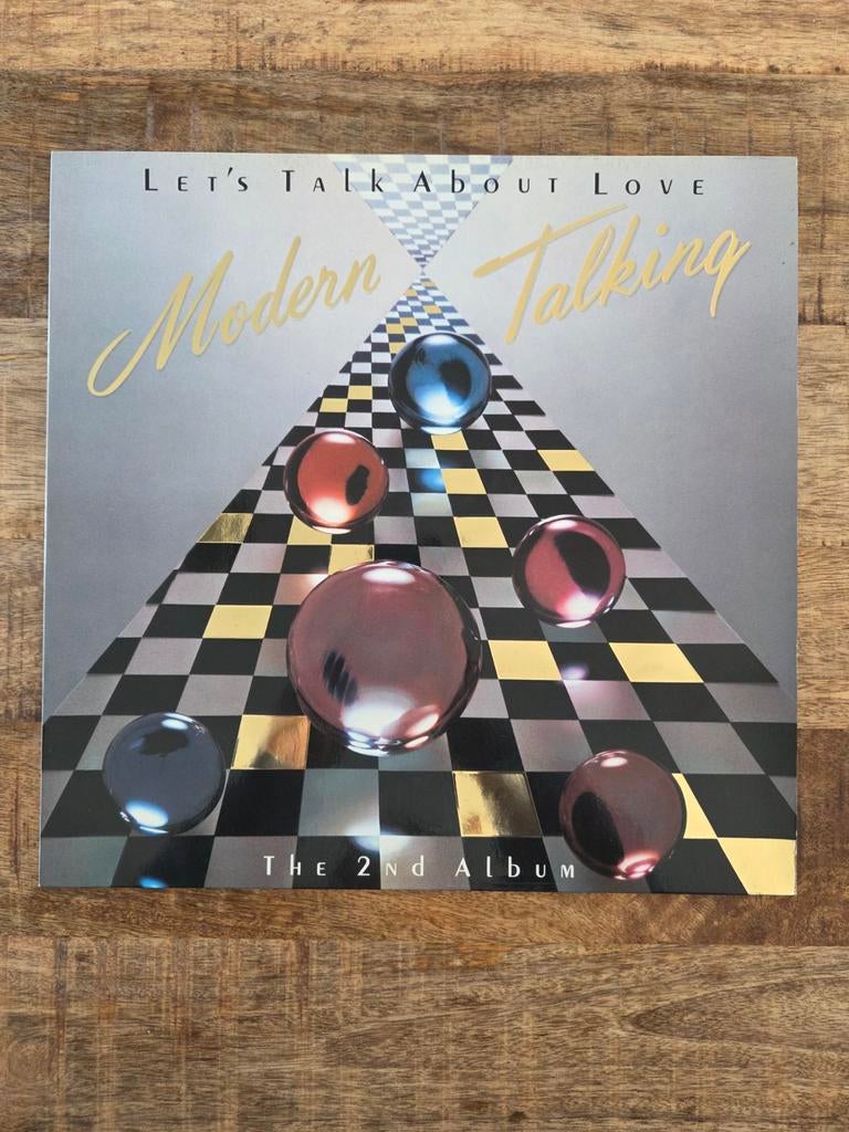 Lp modern talking let's talk about love the 2nd album, Cd's en Dvd's, Vinyl | Pop, Ophalen of Verzenden, Zo goed als nieuw