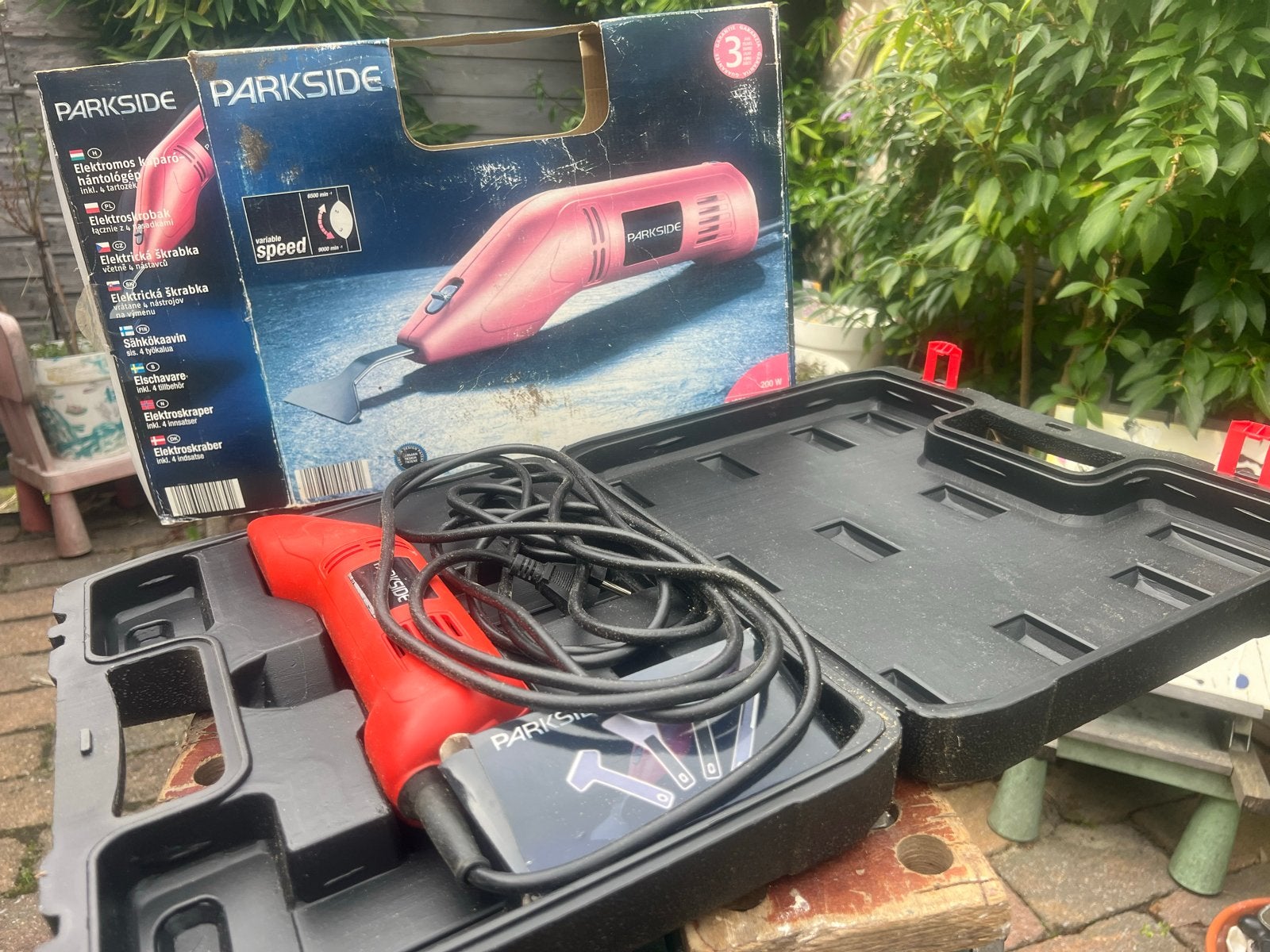 Parkside Elektrische Schraper - Zo goed als nieuw, Ophalen of Verzenden, Zo goed als nieuw