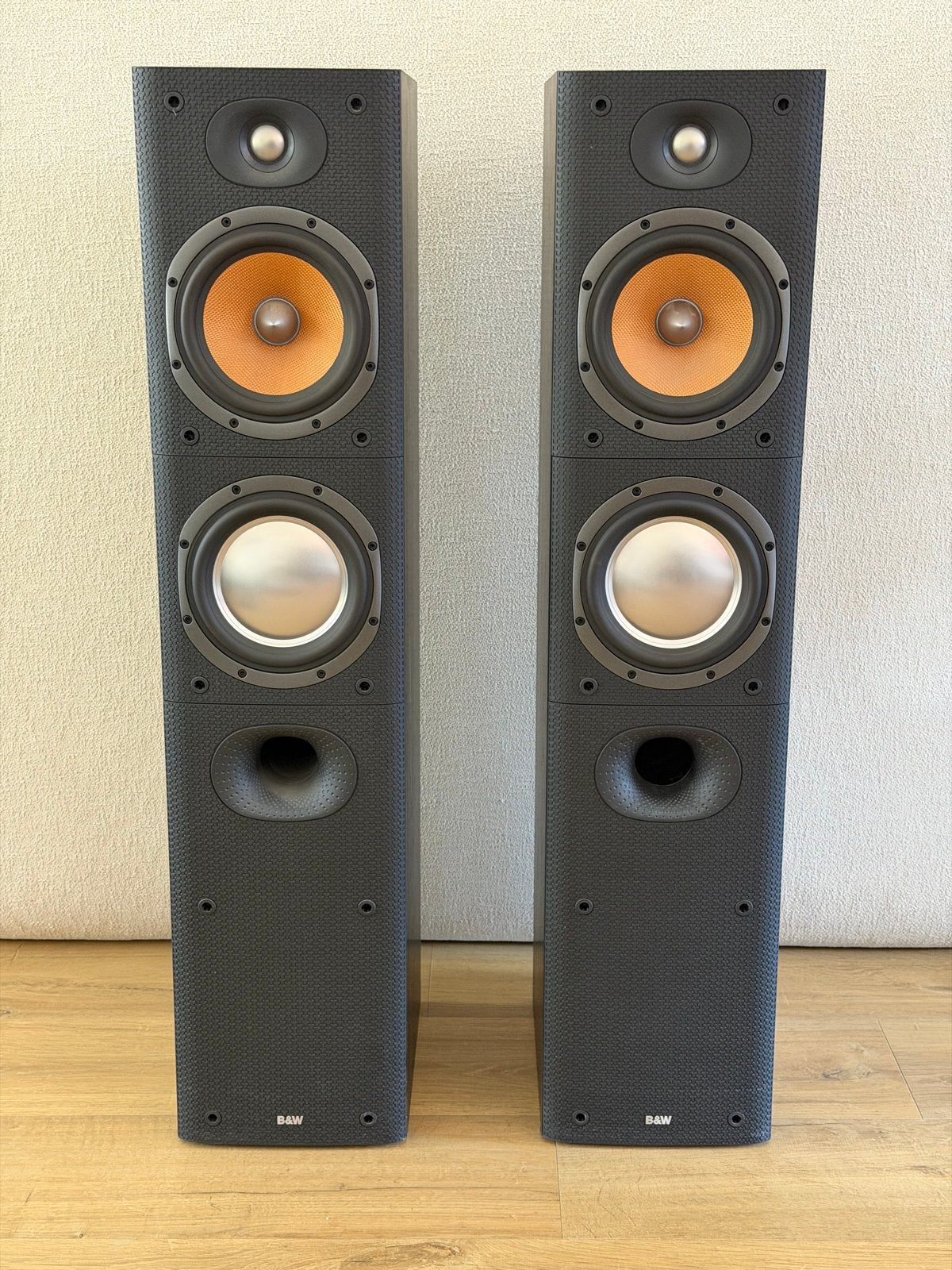 B&W DM 603 S3 Vloerstaande Luidsprekers, Vloerstaande luidspreker, Zo goed als nieuw, Bowers & Wilkins (B&W), Geschikt voor surround/home cinema