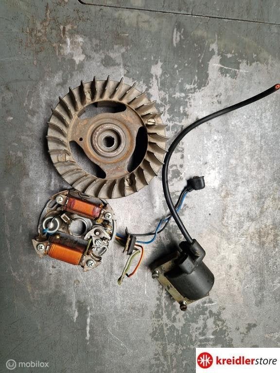 Kreidler RS TM Bosch contactpunt ontsteking met buitenbobine