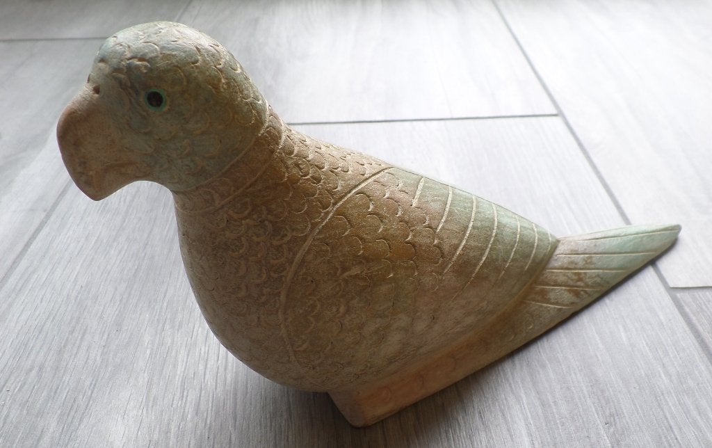 Houten vogel, Ophalen of Verzenden, Zo goed als nieuw, Vogel, Beeldje of Figuurtje