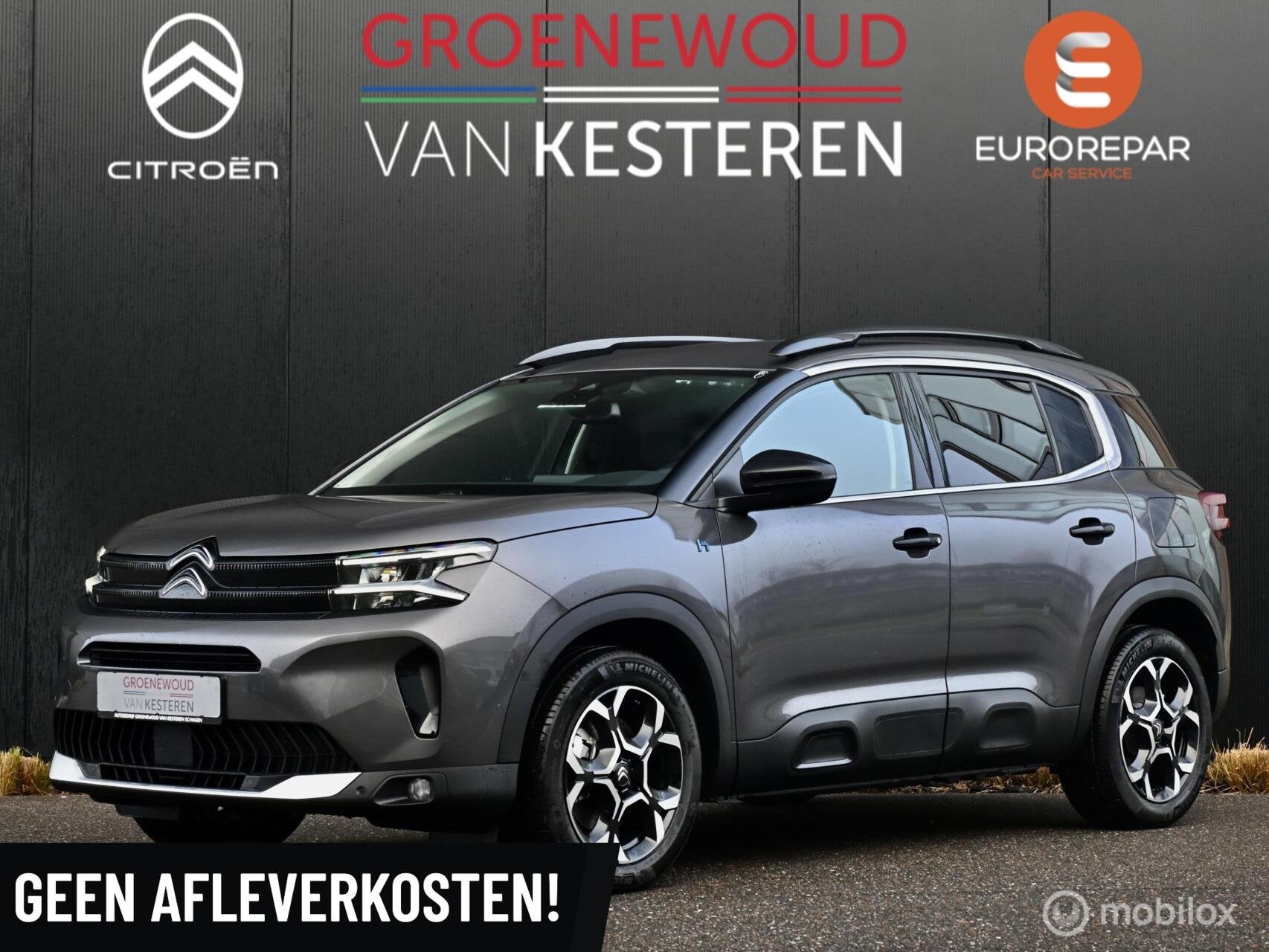 Citroen C5 Aircross 1.6 Plug-in Hybrid 225pk Max, Auto's, 12 maanden, Metallic lak, Gebruikt, C5 Aircross